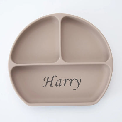 Personalised Silicone Baby Feeding Set (6 Pieces)-Little Travellers