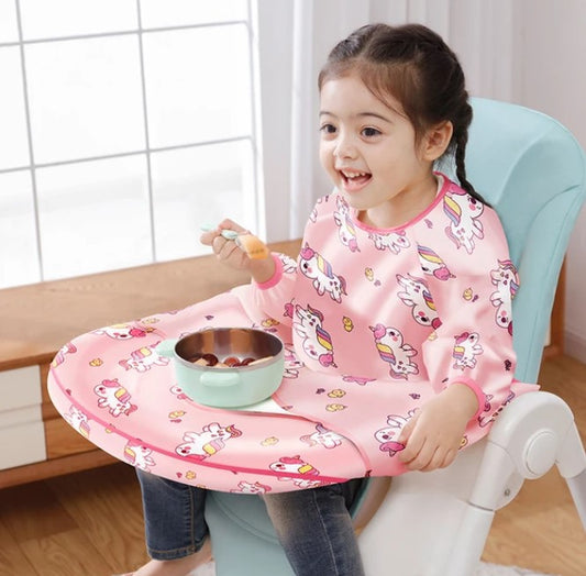 Unicorn High Chair Cover Bib