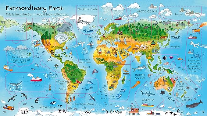 Usborne - Look Inside Our World Board book (6-8 years)