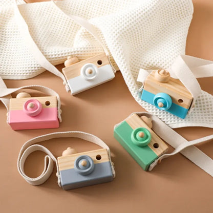 Montessori Wooden Pretend Play Kids Camera (3+ years)-Little Travellers