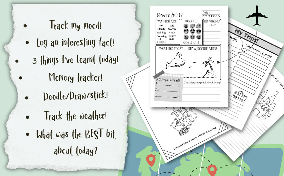 Book - And So The Adventure Begins - Kids' Travel Journal / Diary (6+ Years)